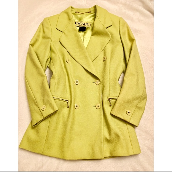 Escada Jackets & Blazers - HP🌹Mustard Escada Vintage Blazer